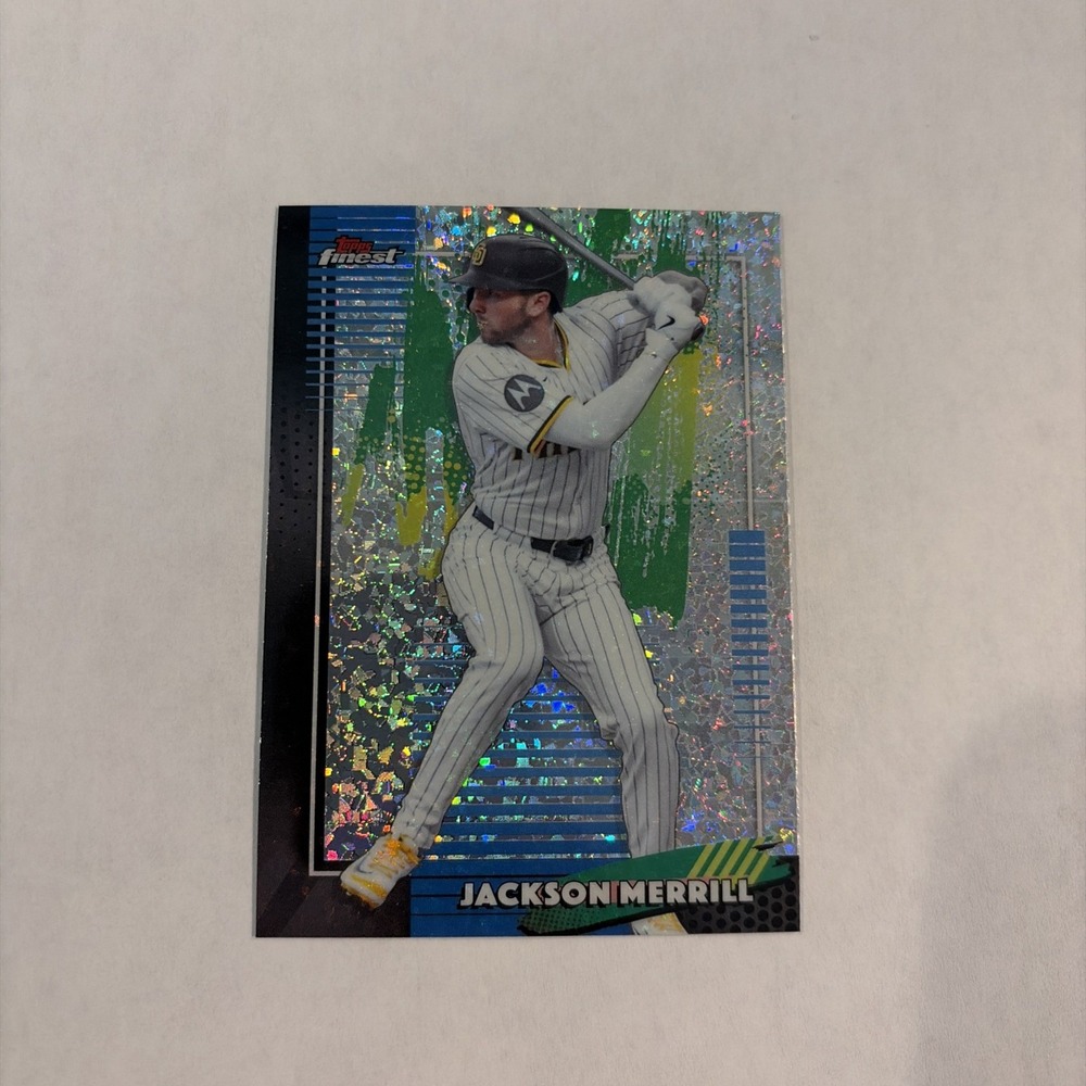 Jackson Merrill 2026 Topps Finest Mini Diamond Refractor Padres